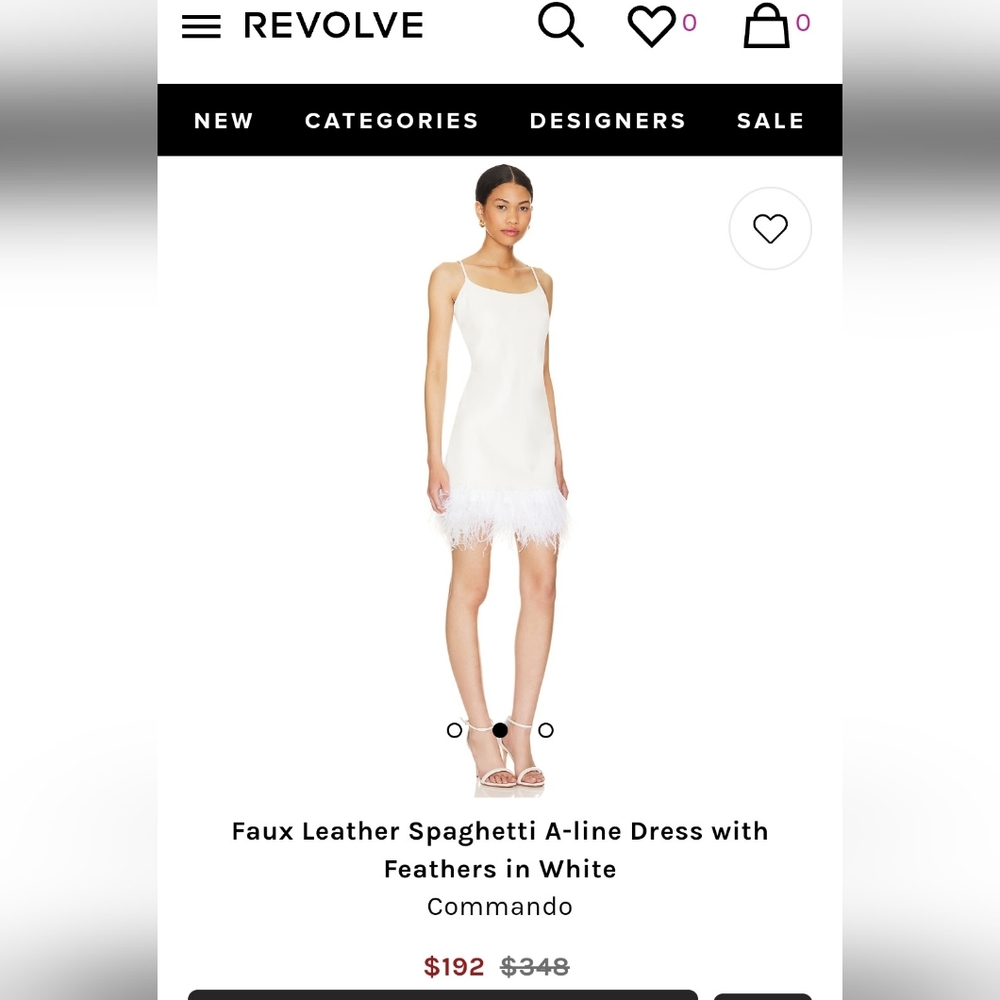 Commando vegan leather dress size small